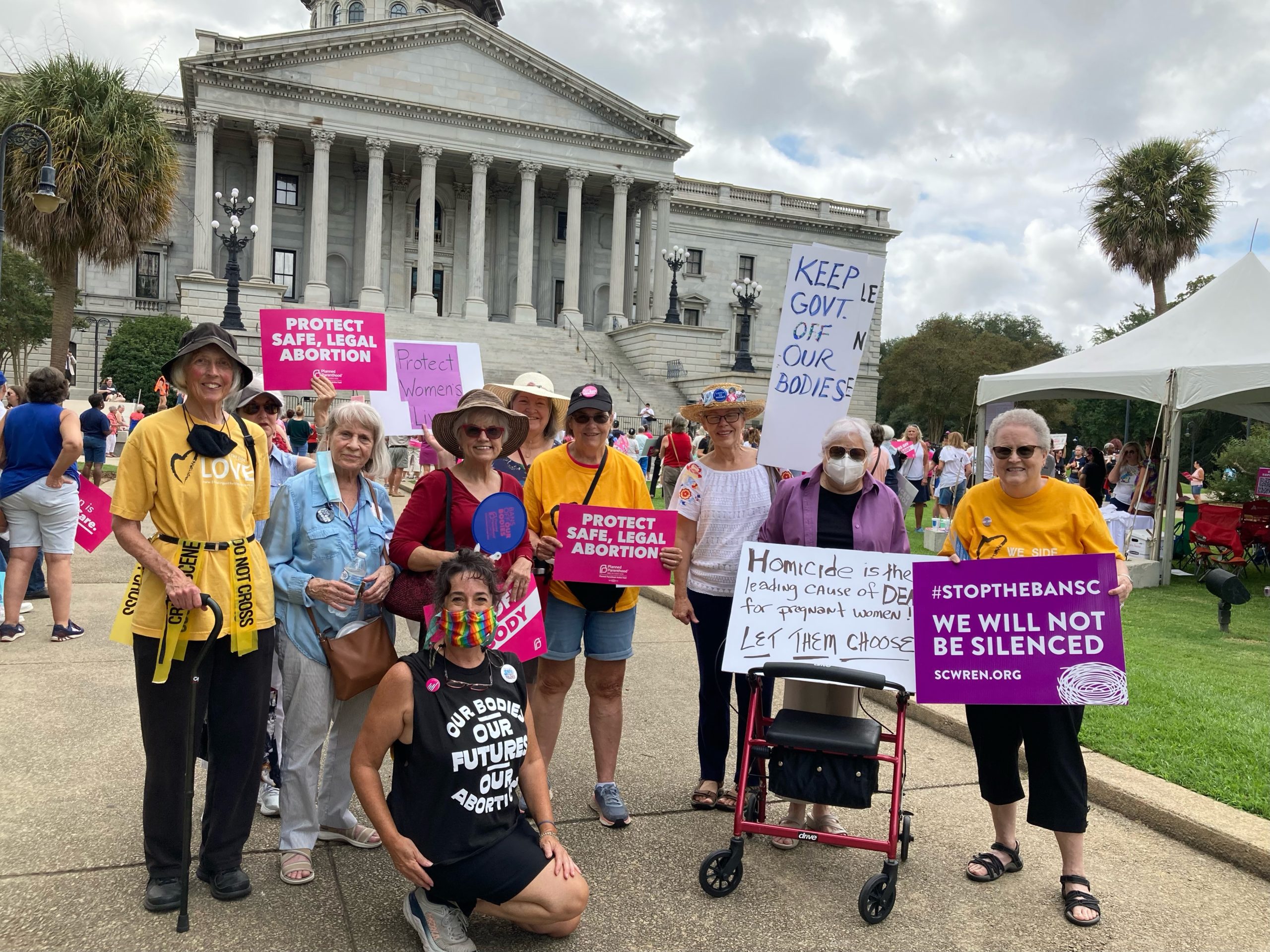 Pro-Choice rally at the State House, 9/22